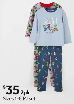 Target Super Mario Australian Cotton 2 Pack Younger Boys Pyjama Set 2 of 6 Super Mario Australian Cotton 2 Pack Younger Boys Pyjama offer