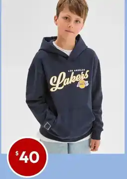 Target NBA Australian Cotton Blend Oversized Popover Sweat Top - Black offer