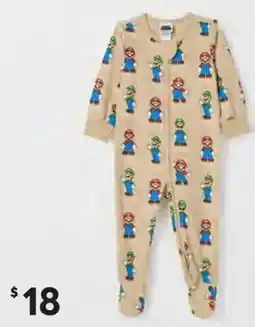 Target Super Mario Australian Cotton Baby Zip Coverall offer