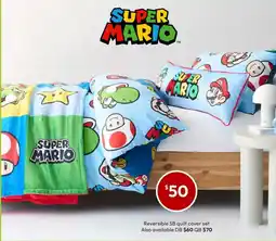 Target Reversible SB quilt cover set offer