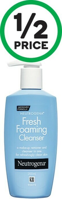 Woolworths Neutrogena Fresh Foaming Cleanser 200ml offer