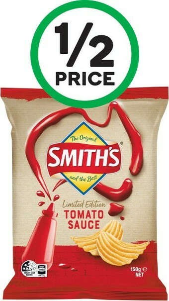 Woolworths Smith’s Crinkle Cut 150-170g offer