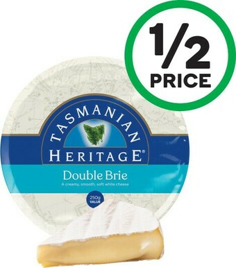Tasmanian Heritage Double Brie or Camembert 250g – From the Deli