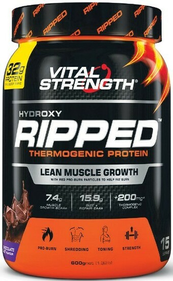 Woolworths Vital Strength Ripped Protein Powder Chocolate 600g^ offer
