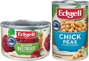 Woolworths Edgell Seedbeans, Beetroot or Corn 400-425g offer
