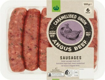 Woolworths Woolworths Premium Butcher Style Sausage Varieties 500g offer