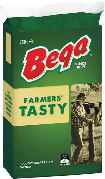 Woolworths Bega Block Cheese 750g offer