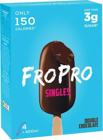 Fro Pro Singles 400ml Pk 4 or Mighty Pops 560ml Pk 8