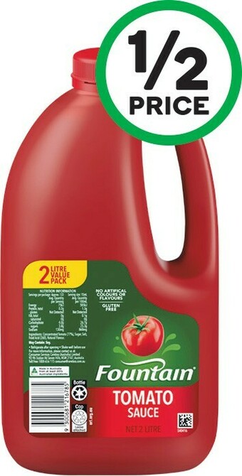 Woolworths Fountain Sauce 2 Litre offer