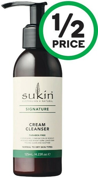 Woolworths Sukin Signature Cream Cleanser Pump 125ml offer