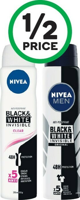 Woolworths Nivea Aerosol Deodorant 250ml offer