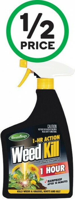 Brunnings Fast Action Path Weeder or Fast Action Weed Kill RTU 1 Litre