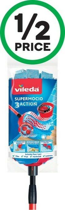 Woolworths Vileda Supermocio Microfibre Mop offer