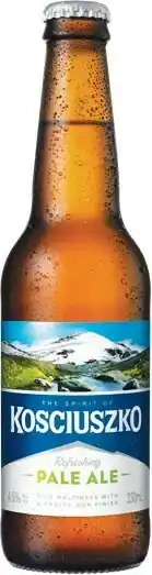 Kosciuszko Pale Ale Bottles 6x330ml