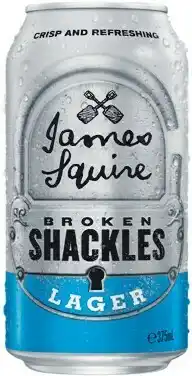 Woolworths James Squire Broken Shackles Cans 15x375ml offer
