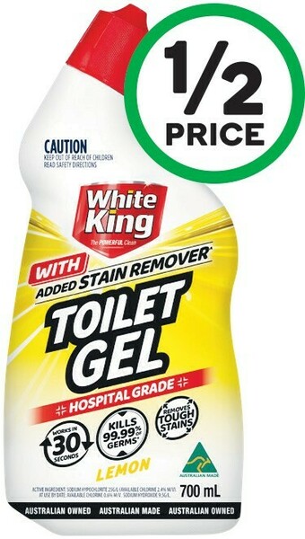 Woolworths White King Toilet Gel Stain Remover 700ml offer