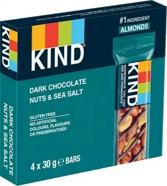 Coles Kind Nut Bars Multipack 120g offer