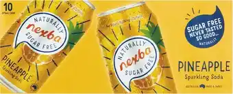 Woolworths Nexba Sugar-free Sparkling Soda Varieties 10 x 375ml offer