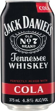 Woolworths Jack Daniel’s Whiskey & Cola Cans 4x375ml offer