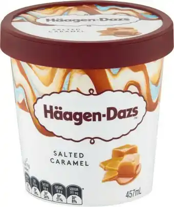 Coles Häagen Dazs Tub 457mL offer