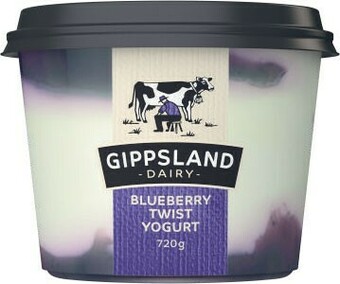 Coles Gippsland Twist Yogurt 720g offer