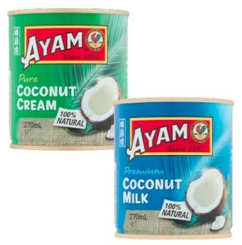 Coles Ayam Coconut Milk or Cream 270mL offer