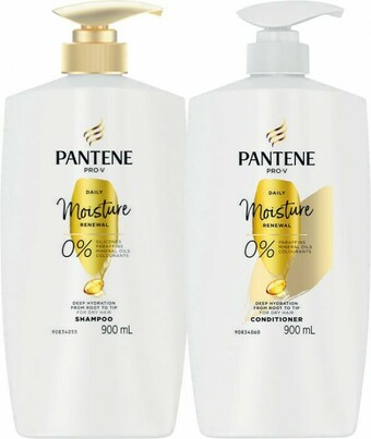 Pantene Shampoo or Conditioner 900mL