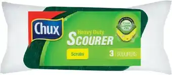 Coles Chux Non Scratch or Heavy Duty Sponge Scourer 3 Pack offer