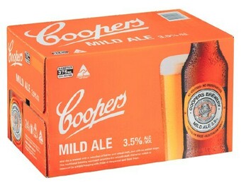 Coles Coopers Mild Ale Bottles 24x375mL offer