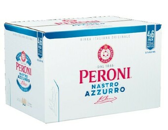 Coles Peroni Nastro Azzurro Bottles 24x330mL offer