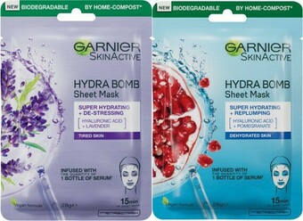 Coles Garnier Hydra Bomb Sheet Mask 28g offer