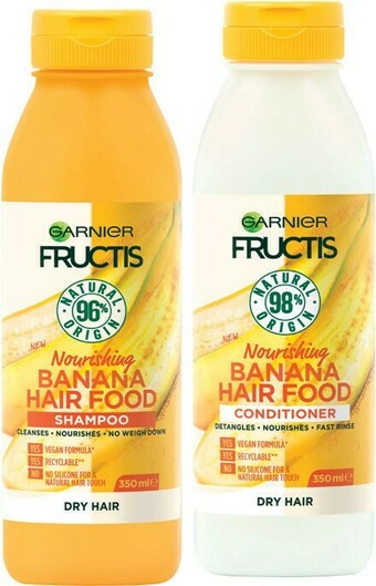 Coles Garnier Fructis Hair Food Shampoo or Conditioner 350mL offer