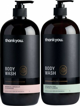Coles Thankyou Body Wash 1 Litre offer