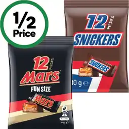 Woolworths Mars Share Packs offer