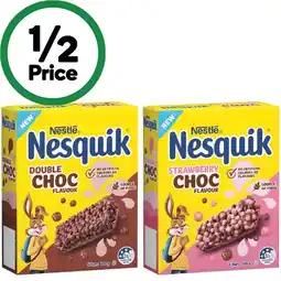 Woolworths Nesquik Cereal Bars offer