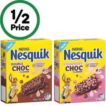 Woolworths Nesquik Cereal Bars offer