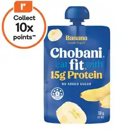 Woolworths Chobani Fit High Protein Yogurt Pouch offer