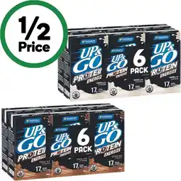 Woolworths Sanitarium UP&GO Protein Energize Liquid Breakfast offer