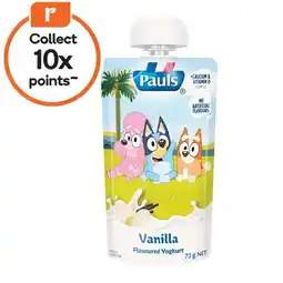 Woolworths Pauls Kids Yoghurt Pouch offer
