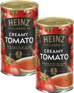 Coles Heinz Classic Soup offer