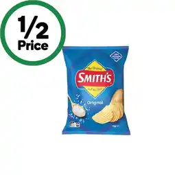 Woolworths Smith’s Crinkle Cut Potato Chips offer