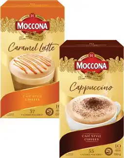 Coles Moccona Café Classics Coffee Sachets offer