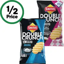 Woolworths Smith’s Double Crunch Potato Chips offer