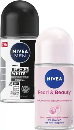 Coles Nivea Antiperspirant Roll On Deodorant offer