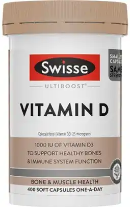 Coles Swisse Ultiboost Vitamin D Capsules offer