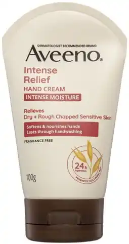 Coles Aveeno Intense Relief Hand Cream offer