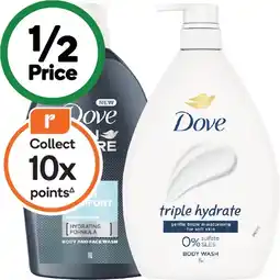 Woolworths Dove Body Wash offer