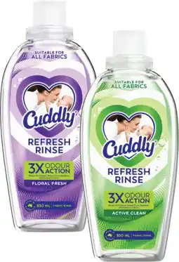 Coles Cuddly Refresh Fabric Rinse offer