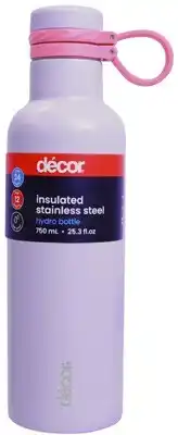 Coles Décor Insulated Stainless Steel Hydro Bottle offer