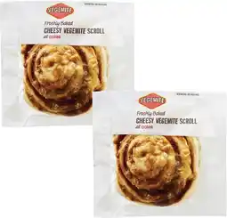 Coles Coles Bakery Cheesy Vegemite Scroll offer
